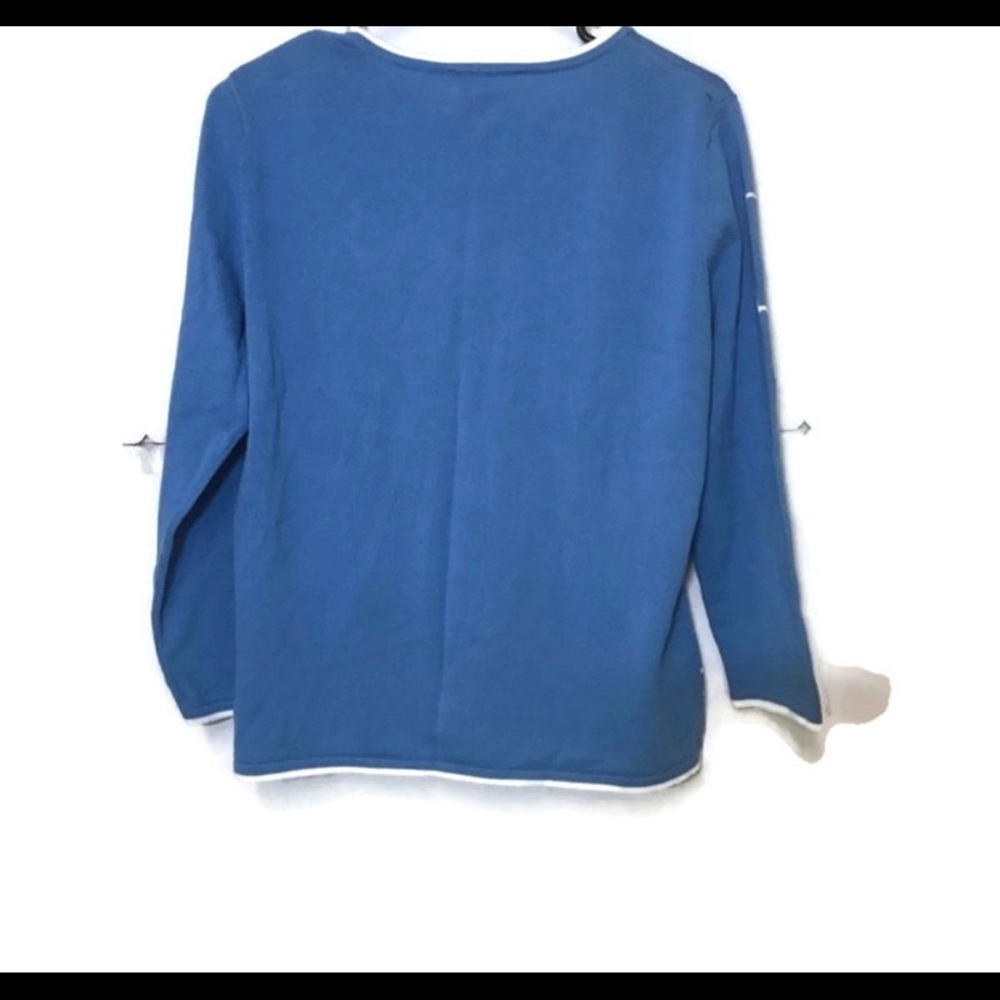 Pendleton Nautical Sailor Beach Theme Cardigan - image 2